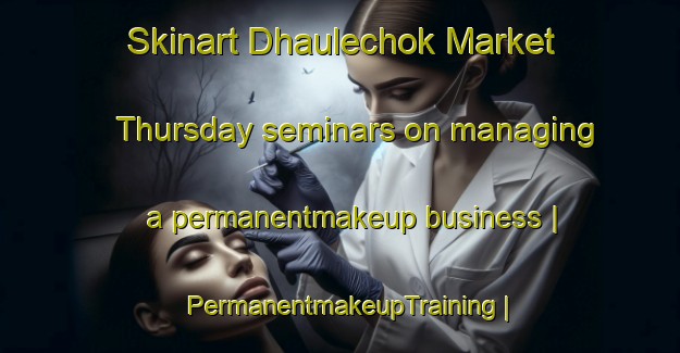 Skinart Dhaulechok Market Thursday seminars on managing a permanentmakeup business | PermanentmakeupTraining | PermanentmakeupClasses | SkinartTraining-Nepal